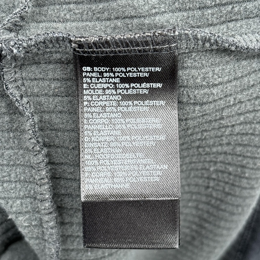 North Face Hoodie Womens XL Gray Black Pullover Fleece Lined Anorak Outdoor Warm - Picture 9 of 16
